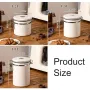 1.8L Stainless Steel Coffee Bean Container with Date Display and Spoon Sealed Coffee Container Food Storage Container for Dry Goods Cookies Candy Spices