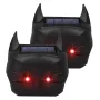 Outdoor Solar Animal Repellent Ultrasonic Infrared Bird Repellent Dog Repellent Mouse Repellent Built-In Light Sensor IP44 Waterproof