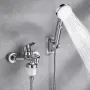 Universal Shower Filter for Faucet Shower Head Water Outlet Cleaner Kits Universal Faucet Filter Kitchen Bathroom Shower Household Filter PP Cotton Filter