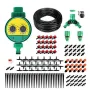 40m DIY Garden Water Irrigation Flowering With Timer Outdoor Cooling Greenhouse Planting Dripping System