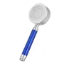 High Pressure Anion Aluminum Shower Head Water Saving Filter Blue/Red/Silver