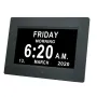 8 Inch Digital Clock 1024x768 IPS Screen Multiple Alarms Smart Brightness Adjustment Medication Reminder Multi-Language Support Home Wall Calendar Clock
