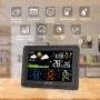 BALDR Weather Station Alarm Clock Wireless Indoor Outdoor Thermometer with Atomic Clock Forecast Station 3 Outdoor Sensors