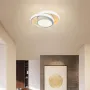 Modern Led Ceiling Lights, Small Led Close to Ceiling Light Fixture 32W 220V Round LED Ceiling Lamp for Bedroom Hallway Aisle Corridor Light Lighting