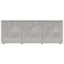 TV Cabinet Concrete Gray 31.5\x13.4\x11.8\ Chipboard