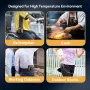 4000mAh Portable Waist Clip LED Light Fan Power Bank Mini Hanging Neck Fan USB Rechargeable Fan Small Outdoor Camping Waist Fan
