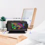 AGSIVO RGB Digital Alarm Clock FM Radio Dual Alarm Clock with Snooze / Dynamic RGB Display / 12/24H / Date / External USB Charging For Home & Office