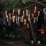 12 Pack Halloween Floating Candles With Wand Remote Control Led Flame Loose Flickering Candle Home Hanging Candles Light