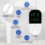 Baban 150*180cm Electric Heated Blanket Heating Bed Blankets Throw with 6 Heating Levels 10 Hours Auto Off Over-Heated Protection Ultra Soft Warm Flannel ETL Certified