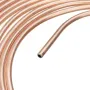 Universal 25Ft Copper Nickel Brake Line Tubing Kit 3/16\ OD with 15Pcs Nuts