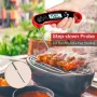 AGSIVO Fast Instant Read Digital Food Meat Thermometer Waterproof For BBQ Kitchen Cooking Grilling