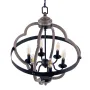 [USA Direct] 6-Light Candle Style Geometric Chandelier Industrial Rustic Indoor Pendant Light Without Bulbs