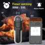 -4°F to 212°F Bluetooth Wireless Meat Steak Food Electronic Thermometer Grill Probe Smart Meat Food Kitchen Wireless Grill Thermometer