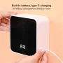 400ML Wall Mount Automatic Foam Soap Dispenser LED Temperature Display Electric Touchless Bathroom Intelligent Washing Hand Machine