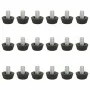 18 pcs Adjustable Furniture Feets M8 Black