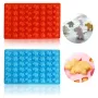 48 Holes Silicone Dinosaur Mold Non Stick Easy Release Candy Chocolate Gummy Baking Molds