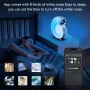 Conch RGB LED Night Light Wake Up Lamp Sleep Light Smart Atmosphere Lamp Blue Tooth Clock Alarm speaker with Stereo BT Speaker