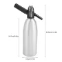 1L Aluminum Professional Soda Water Bubble Siphon Spark Machine Accessories Bar Kitchen Supplies Dispenser Cocktail Processing Gun