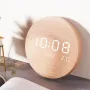 LED Wall Clock Silent Temperature Date Digital Display for Living Room Bedroom