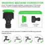 Flexible Garden Hose Set 7-Function Spray Gun Hose Expandable High Pressure Car Wash Hose 7 Water Spray Functions Water Gun for Home Garden Watering Hose