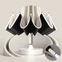 Automatic Folding Reverse Sun Umbrella Upgraded Windproof Design with Reflective Strip LED Light Convenient Handle Rainproof