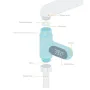 LED Display Household Water Shower Thermometer 5-85 ℃ Flow Self-Powered Water Thermometer Monitoring Baby Care Energy Smart Meter