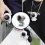 Taşınabilir 3 Hız Ayarlı Astronot Mini Boyun Fanı USB Şarj Edilebilir Cep Masa Soğutma Fanı El Tipi Kanatsız Mini Fan