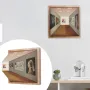 Naked Eye 3D Visual LED Wall Art with LED Lights with Stand Night Light with 3 Lighting Effects Wall Mounted Atmosphere Light for Living Room
