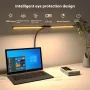 24W USB LED Desk Lamp Dimmable With 360° Rotatable Flexible Neck Ideal for Home Office & Bedroom