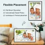 Frameo 10.1\ HD IPS HD Touch Screen Digital Photo Frame WiFi Cloud Frame Digital Picture Frame 32GB Smart WiFi Digital Photo Frame with 1280x800 Wall Mountable
