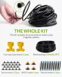 28m DIY Garden Flowering Water Dripping Spraying Irrigation System Greenhouse Planting