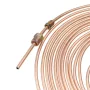 Universal 25Ft Copper Nickel Brake Line Tubing Kit 3/16\ OD with 15Pcs Nuts