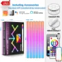 LIXINCORDA Tuya Smart Splicing Light Bars DIY Indoor Wall Atmosphere Light LED Creative Sound Pickup Quantum Lamp