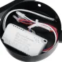 Triangle/Square/Round Black Modern LED Acrylic Ceiling Light Brief Lamp Surface Mount Fixture Light