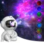 Elfeland LED Astronaut Starry Sky Lamp Atmosphere Projection Lamp Sitting Astronaut Remote Control Creative Bedroom Night Light