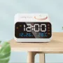 AGSIVO FM Radio Digital Alarm Clock with Dual Alarm / Snooze / Temperature Display / Date Display / Memory Function