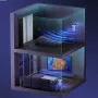 Electric Mosquito Killer Lamp Gnats Zapper Indoor Rechargeable Cordless LED Camping Lights Portable Multifunctional for Travel Picnic Hiking