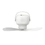 Portable Ceiling Fan 7200mAh Cooling Fan Outdoor Camping Fan Tent Ventilator Cooler Rechargeable Electric Fan Night Light with Remote Control