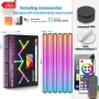 LIXINCORDA Tuya Smart Splicing Light Bars DIY Indoor Wall Atmosphere Light LED Creative Sound Pickup Quantum Lamp