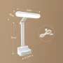 USB Charging LED Desk Lamp 3 Color Temperatures Brightness Adjustable Bedside Reading Pen Holder Table Lamp for Student dormitory