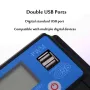 Excellway® 12V 24V 10/20/30/40/50A Auto Solar Panel Solar Charge Controller Battery Charge Adapter USB LCD Display
