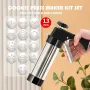 Cookie Gun Extrusion Cookie Machine Cream Decorating Gun Decorating Mouth Dissolving Bean Baking Tool Household Set Mold
