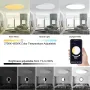 Gosund LB13 Lampada da soffitto intelligente da 20 W, 1600 lm, LED RGB+CW, 30 cm, controllo vocale con Alexa e Google Home