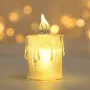 Lot de 24 bougies LED en cristal, sans flamme, scintillantes, idéales pour un mariage, un anniversaire, un anniversaire ou Noël