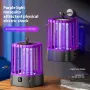 Portable Electric Mosquito Killer Lamp Household Mini Mosquito Zapper Lamp USB Rechargeable Bug Killer with UV Light & Night Light Modes