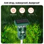 1200mAh Ultrasonic Solar Powered Outdoor Rat Bird Repellent LED Strobe Ultrasonic Outdoor Mouse and Bird Repellent Solar / USB Dual Power Supply