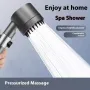 High Pressure Shower Head High Pressure with Handheld 3+1 Water Modes Shower Head for Hard Water Showerhead with ON/OFF Switch for Bathroom