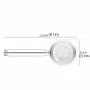 High Pressure Anion Aluminum Shower Head Water Saving Filter Blue/Red/Silver