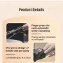 2 in 1 Mini Cleaning Mop with Self-Wringing Sponge Head for Wet and Dry Use Versatile Household Cleaning Tool Easy to Use and Clean with Ergonomic Design