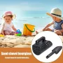 Sand-Seeking Tool Set Hourglass & Shovel Plastic Metal Detector Sand Scoop Shovel Set Beach Gold Dig Filter Tool For Underground Metal Treasure Detect